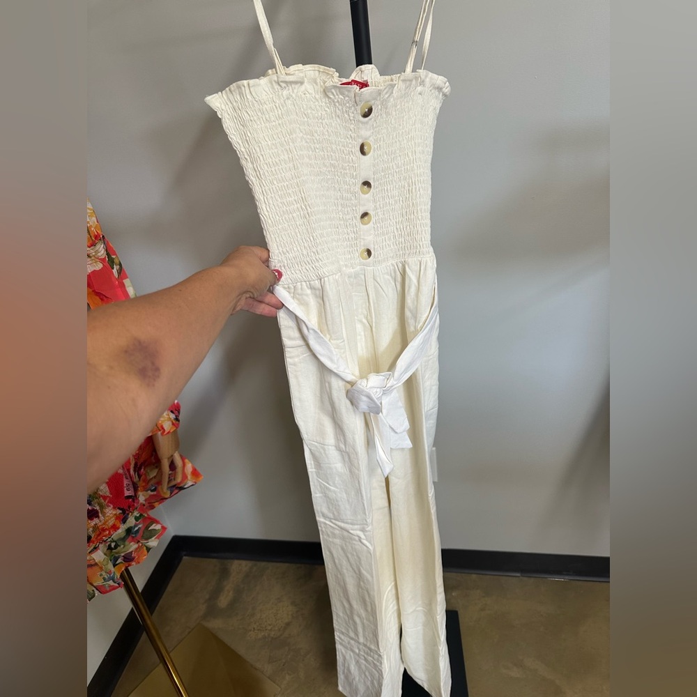 Guess long linen long pant jumper